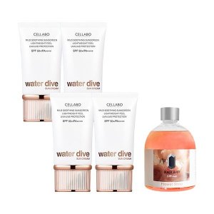 셀라보 스킨케어 선크림 시즌3 60g x4 + 블랙루비 디퓨저 480ml