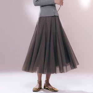 로맨틱 투톤 스커트