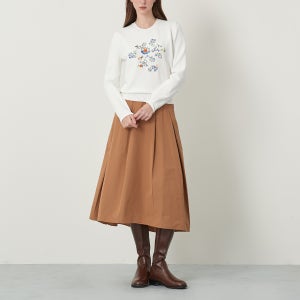 [키이스] 베이직 플리츠 롱 스커트 KE24A1FRKS685