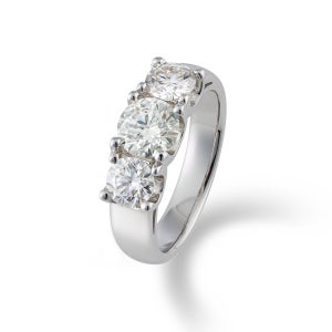 랩다이아몬드 3스톤 이터널 선샤인 반지 (1~2캐럿)