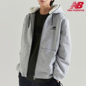 휠라 [패션플러스][휠라]뉴발란스 후드티 NBNQC42853-GR 퍼후드 패딩점퍼 스포츠