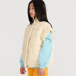 트루아티스트 AW25 패딩베스트  오트밀