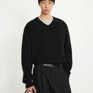 [티엔지티] Cashmere Blended V-neck Knit Top (Black) TNSW5F108BK TNSW5F108BK