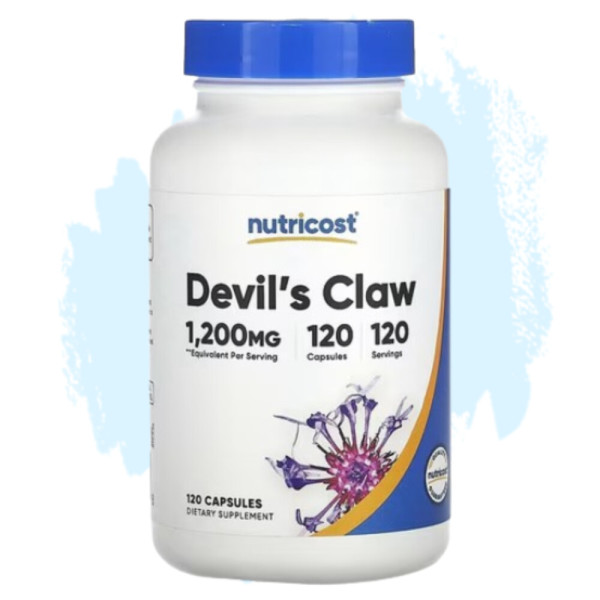 뉴트리코스트 악마의 발톱 <b>데빌스 클로</b> 1200mg Devils Claw 120캡슐