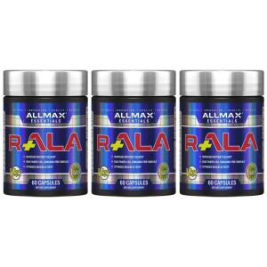 ALLMAX R+ALA 알리포산 R리포산 <b>알파리포산 150mg</b> 60캡슐 3개세트