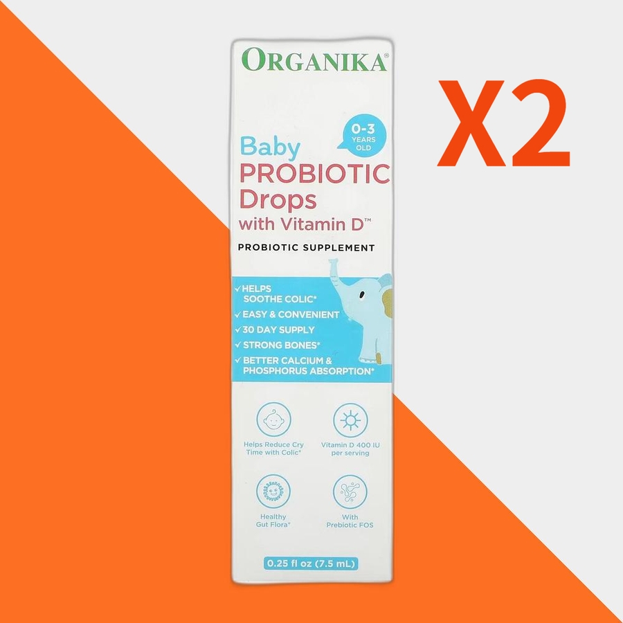 <b>오가니카</b> 유산균 유아 키즈 프로바이오틱스 액상 7.5ml <b>비타민D3</b> 2개