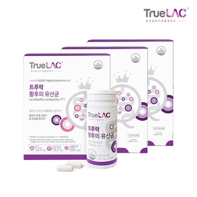 [<b>갱년기</b>유산균 YT1] 트루락 황후의유산균 12주분