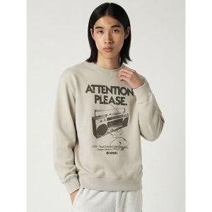 [비바스튜디오] 어텐션 맨투맨 - WARM GREY