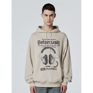 [비바스튜디오] 베타 후드티셔츠 - WARM GREY