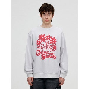 [비바스튜디오] 슬로우 맨투맨 - LIGHT GRAY