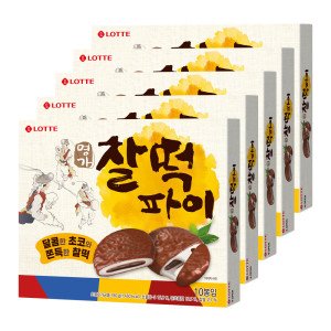 롯데웰푸드 롯데제과 명가찰떡파이 350g 5개