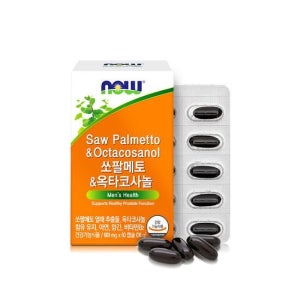 나우푸드 쏘팔메토&옥타코사놀 60캡슐 2개월분