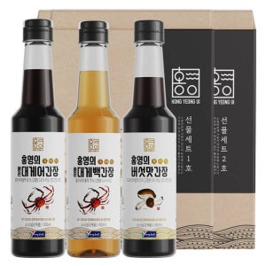 홍영의 붉은대게 백간장/어간장 선물세트 5종선택[각 500ml ]