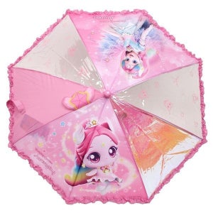 [보리보리]캣치 티니핑 오로라 잘보여 입체 홀로그램40 유아 아동 우산 자동 투명 장우산