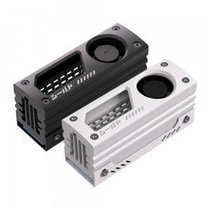EZDIY-FAB SHIELD M.2 SSD 히트싱크 쿨링팬 (화이트)