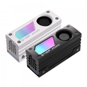 EZDIY-FAB SHIELD aRGB M.2 SSD 히트싱크 쿨링팬 (블랙)