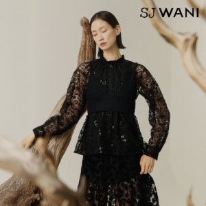 SJ와니 25FW 꾸뛰르 스팽글 블라우스 1종 TV상품