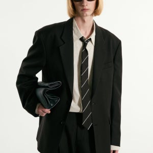 [티엔지티] Virgin-wool Herringbone Single Jacket (Vintage Brown) TNJA5F103W2