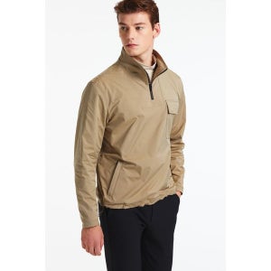 [닥스골프] 남성 베이지 포켓 포인트 아노락 점퍼 DGJU3C602I2