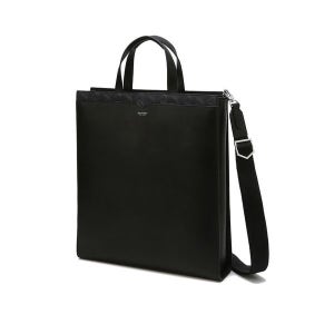 [질스튜어트 악세서리]  남성 블랙 로젤라 PVC 패턴 토트백 JUBA3F371BK