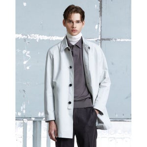 [알레그리] 라이트 그레이 FIRENZE 맥 트렌치 코트 ARTR3C101G1