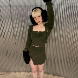 비엔프롬 BNFROM FROM FUR THREE PIECE