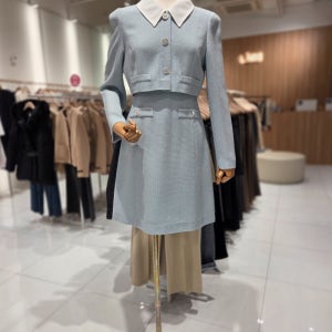 [라인어디션](N854) 여성버튼 포인트 미니원피스 NVOPPC9900