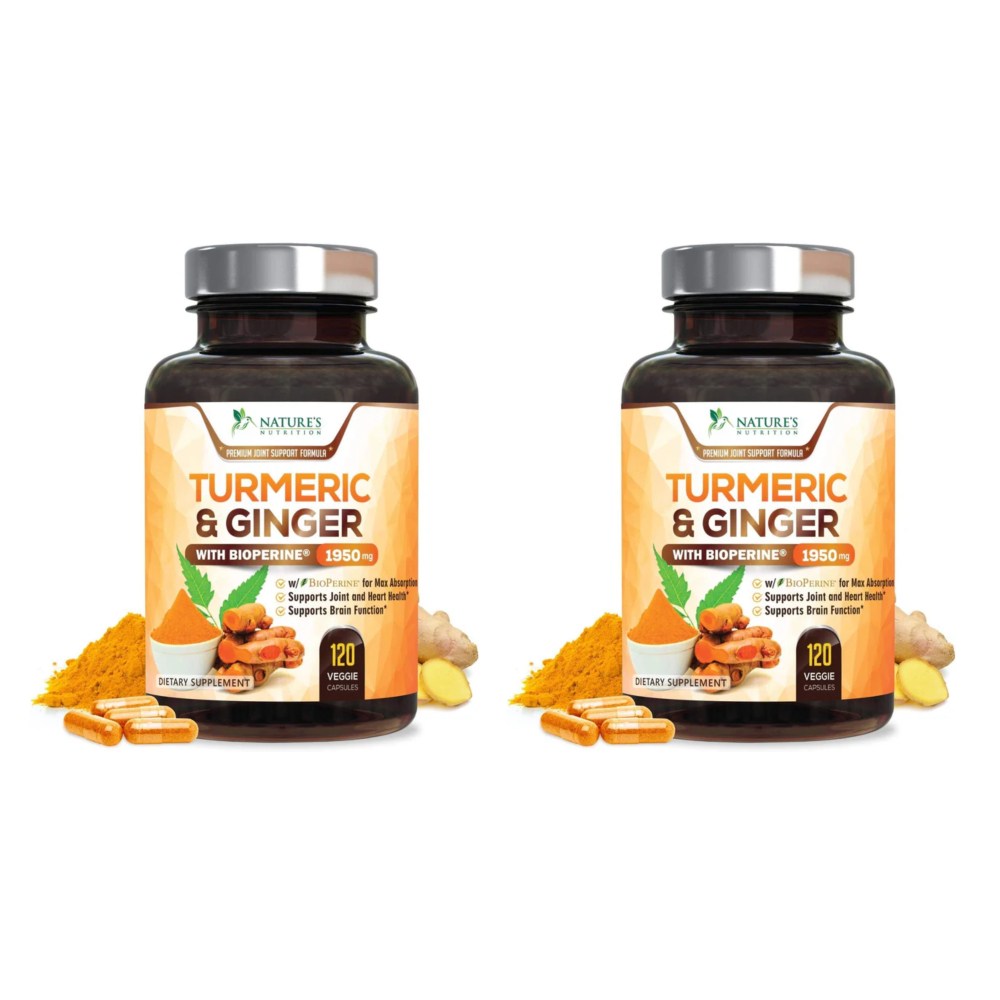 <b>네이처뉴트리션</b> 터메릭 진저 1950mg 240캡슐 x2  2개