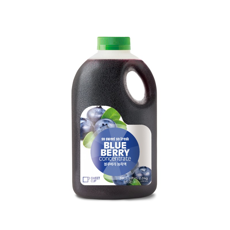 스위트컵 <b>블루베리 농축액</b>, 2kg, 1개