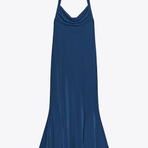 자라 플루이드 홀터넥 롱 원피스 4770/804 BLUISH_P0184770804BLUISH