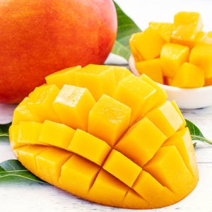 항공직수입 브라질 애플망고 4kg 1box (박스당 8~10과), 개당중량 400~500g 내외