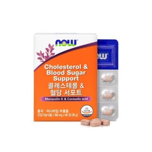 나우푸드 콜레스테롤&혈당서포트 60정 2개월분