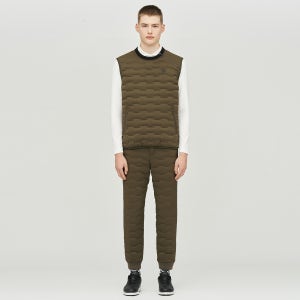 남성 밑단 시보리 일자 튜브 팬츠 L11C4PT329_BR