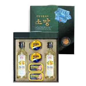 소망 명절 선물세트 6p 참치 런천미트 햄 식용유 김치 설 추석 햄/참치 베스트추천