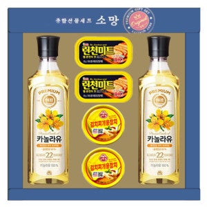 사조해표 소망 선물 세트 참치 런천미트  종합 6P 설 추석선물