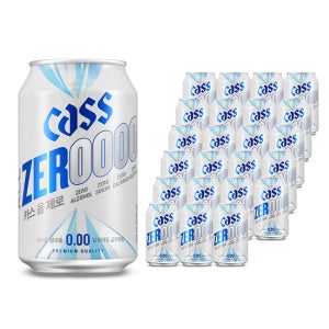 카스 올제로 0.00 330ml X 24캔 논알콜 탄산음료