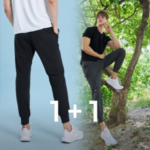 스피닝 중독 조거팬츠 남성 스포츠 1+1