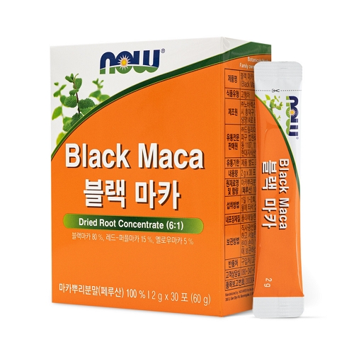 노바렉스 <b>나우푸드</b> 블랙 <b>마카</b> 2g x 30포, 2개