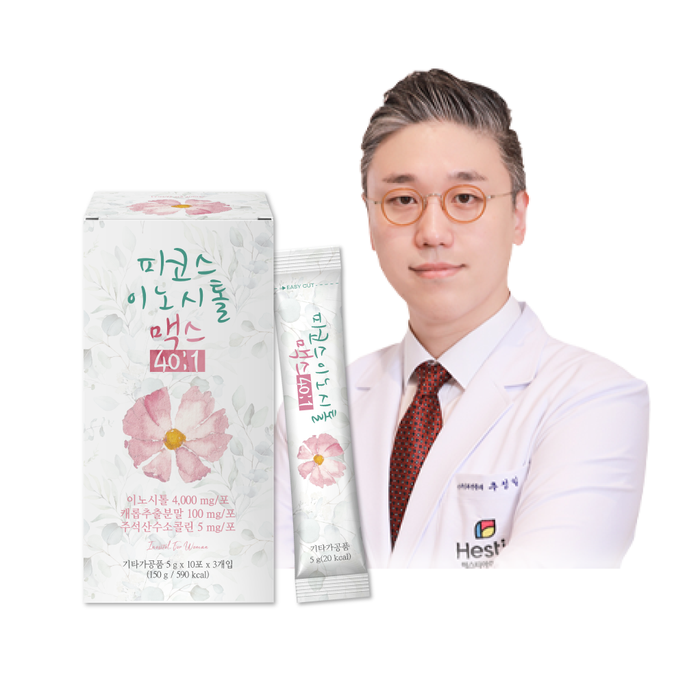 한국씨엔에스팜 지엠팜 피코스 <b>이노시톨</b> 맥스 40 : 1 5g x 30포, 3개