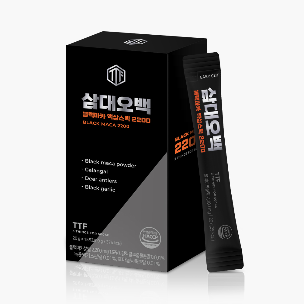 웰파인 삼대오백 블랙마카 액상스틱 2000 20g x 15포, 1개