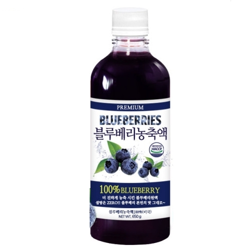 푸른들판 <b>블루베리 농축액</b>, 650g, 1개