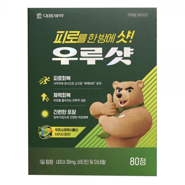 <b>대웅제약</b> 우루샷 80정, 1개