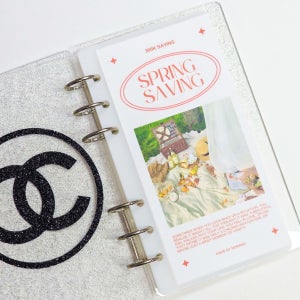 A6) 피크닉저축 30만원 6공 현금 속지, 나랑노랑