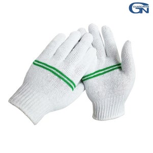 가드맨 두줄 표백 장갑 줄기사 300켤레 면장갑 안전 작업용