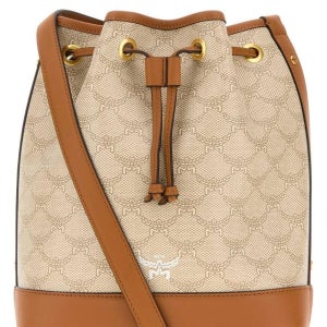 엠씨엠 숄더백 오트밀 MWDESAC01I9 MWDESAC01 I9 여성 크로스백 버킷백 탑핸들백 Printed canvas medium Himmel bucket  142552648