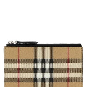 버버리 빈티지 체크 카드지갑 8069825 A7026 남성 반지갑 장지갑 머니클립 Printed canvas wallet 142551334