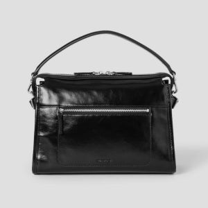 [AK수원점] [빈폴] 라인 미디엄 토트백 - 블랙 BE58D3M035