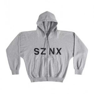 kanye SZNX 프린팅 후드 집업 outer [스트릿 편집샵 람스]