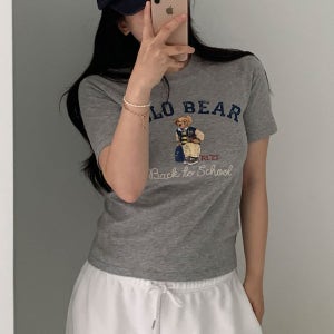 폴로랄프로렌 폴로 랄프 로렌 폴로베어 백투스쿨 그래픽 티셔츠 보이즈 323 981178