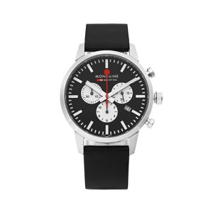 몬데인 MSD 41420 LBV 클래식 크로노그래프 비건 남성 가죽시계 데이트 가죽 시계 141643223